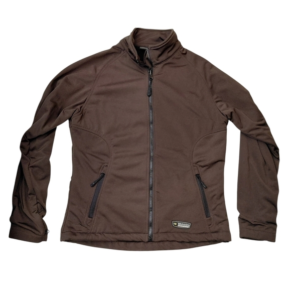 Wetskins Jackets & Blazers - Women's Brown Softshell Zip-Up Pea Coat